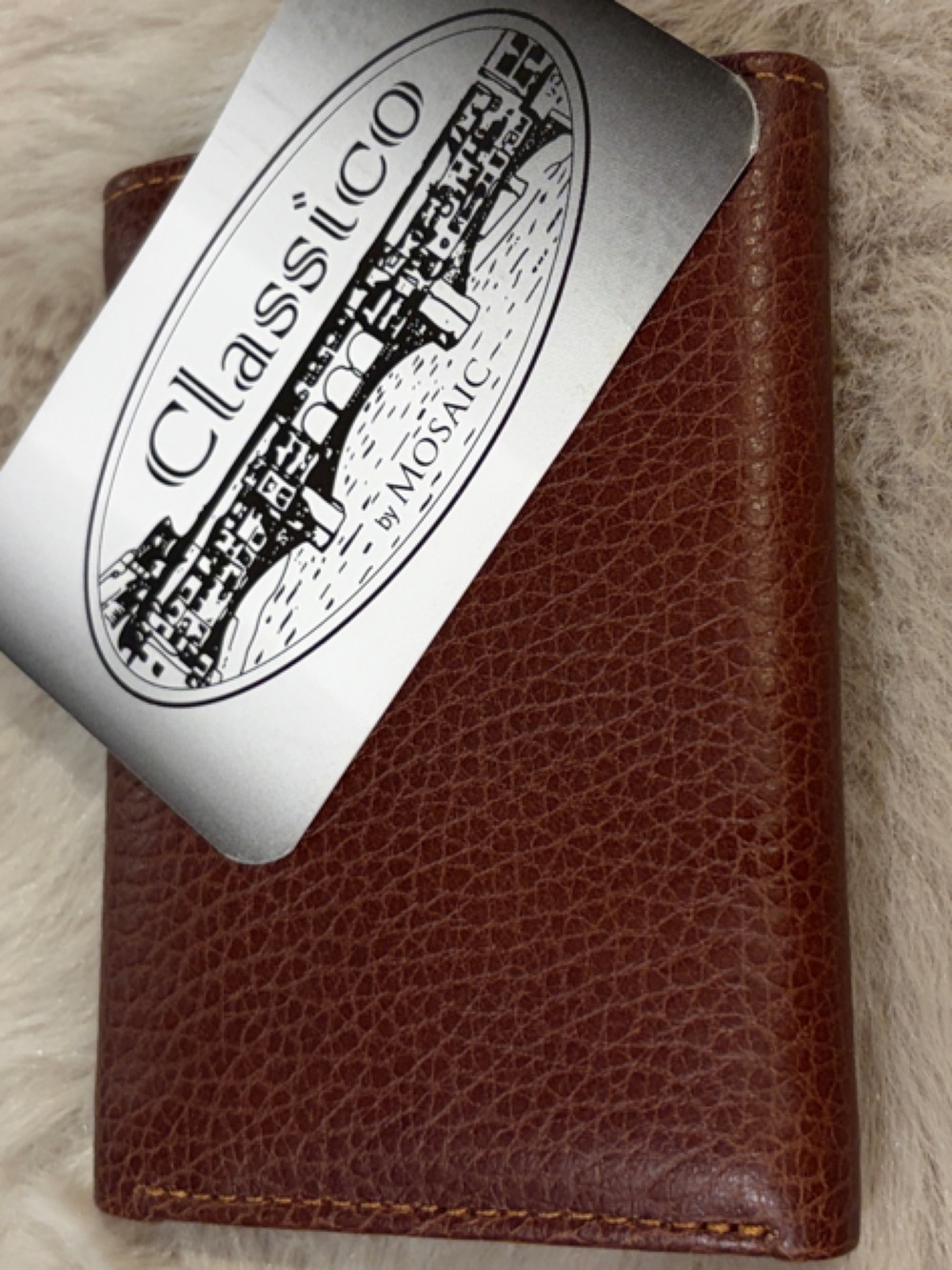 Classico Brown Leather Bifold Wallet for Men